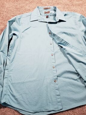 Arrow USA 1851 16- 44/45 Wrinkle Free Casual Dress Shirt Long Sleeve